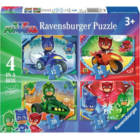 RAVENSBURGER Puzzle Pyžamásky 4v1 (12, 16, 20, 24 dielikov)
