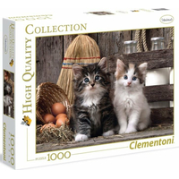 CLEMENTONI Puzzle Roztomilé mačiatka 1000 dielikov