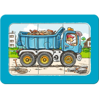 RAVENSBURGER Moje prvé puzzle Stavebné stroje 3x6 dielikov