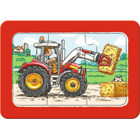 RAVENSBURGER Moje prvé puzzle Stavebné stroje 3x6 dielikov