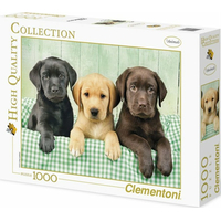 CLEMENTONI Puzzle Tri labradori 1000 dielikov