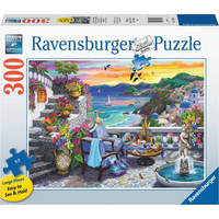 RAVENSBURGER Puzzle Západ slnka nad Santorini EXTRA 300 dielikov