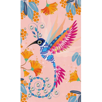 JANOD Trblietavé obrázky so štrasovými kamienkami - Vtáčik Midi