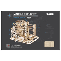 ROBOTIME Roker 3D drevené puzzle Guľôčková dráha: Explorer 260 dielikov