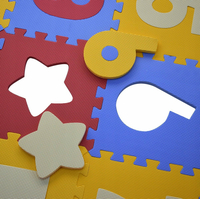 Matadi Penové puzzle Číslica a tvary (28x28)