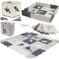 Matadi Penové puzzle šedé Dinosaury (28x28)