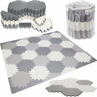 Matadi Penové puzzle Hexagon s okrajmi