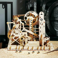 ROBOTIME Roker 3D drevené puzzle Guľôčková dráha: Explorer 260 dielikov