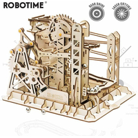 ROBOTIME Roker 3D drevené puzzle Guľôčková dráha: Explorer 260 dielikov