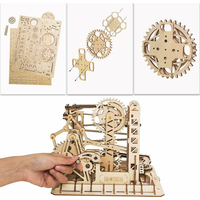 ROBOTIME Roker 3D drevené puzzle Guľôčková dráha: Explorer 260 dielikov