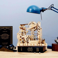 ROBOTIME Roker 3D drevené puzzle Guľôčková dráha: Explorer 260 dielikov