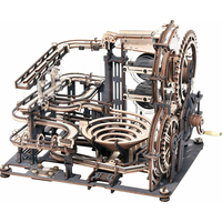 ROBOTIME Roker 3D drevené puzzle Guličková dráha: Nočné mesto 294 dielikov