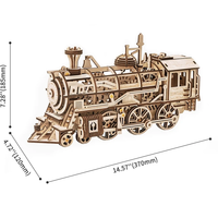 ROBOTIME Roker 3D drevené puzzle Lokomotíva 350 dielikov