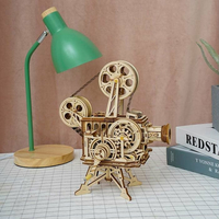 ROBOTIME Roker 3D drevené puzzle Mechanický filmový projektor 183 dielikov