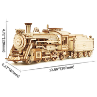 ROBOTIME Roker 3D drevené puzzle Prime Steam Express 308 dielikov