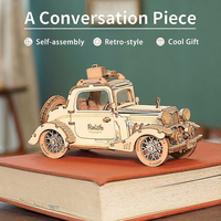 ROBOTIME Rolife 3D drevené puzzle Historický automobil 164 dielikov