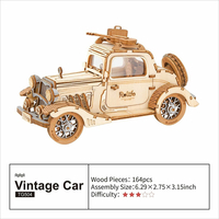 ROBOTIME Rolife 3D drevené puzzle Historický automobil 164 dielikov