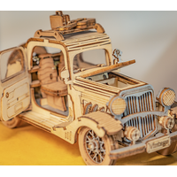 ROBOTIME Rolife 3D drevené puzzle Historický automobil 164 dielikov