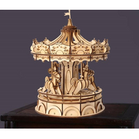 ROBOTIME Rolife 3D drevené puzzle Kolotoč 174 dielikov