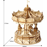 ROBOTIME Rolife 3D drevené puzzle Kolotoč 174 dielikov
