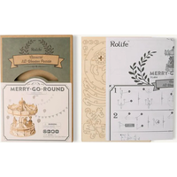 ROBOTIME Rolife 3D drevené puzzle Kolotoč 174 dielikov