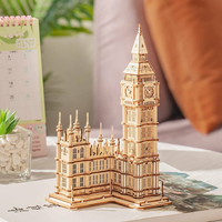 ROBOTIME Rolife Svietiace 3D drevené puzzle Big Ben 220 dielikov