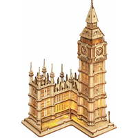 ROBOTIME Rolife Svietiace 3D drevené puzzle Big Ben 220 dielikov