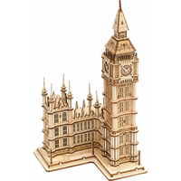 ROBOTIME Rolife Svietiace 3D drevené puzzle Big Ben 220 dielikov