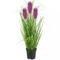 Umelá tráva pampová - 70 cm - fialová