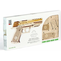 UGEARS 3D puzzle Pištoľ Wolf-01 62 dielikov