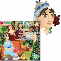 EEBOO Štvorcové puzzle Čitateľský klub Jane Austen 1000 dielikov