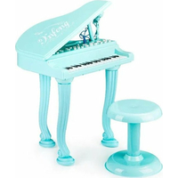 ECOTOYS Detské elektrické piano modré