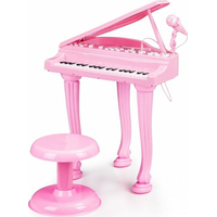 ECOTOYS Detské elektrické piano ružové