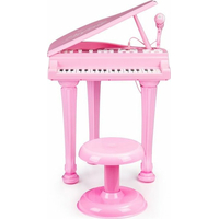 ECOTOYS Detské elektrické piano ružové