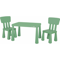 FreeOn Plastový stolík so stoličkami Janus zelený