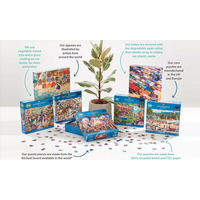 GIBSONS Puzzle Cestička medzi chalupami 500 dielikov