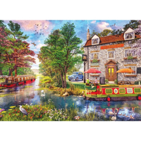 GIBSONS Puzzle Hotel Riverside Inn 1000 dielikov