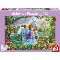 SCHMIDT Puzzle Princezná s jednorožcom 150 dielikov