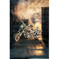 ROBOTIME Roker 3D drevené puzzle Cruiser Motorcycle 420 dielikov