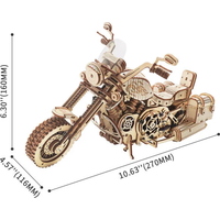 ROBOTIME Roker 3D drevené puzzle Cruiser Motorcycle 420 dielikov