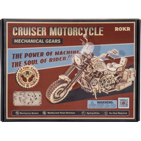 ROBOTIME Roker 3D drevené puzzle Cruiser Motorcycle 420 dielikov