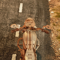 ROBOTIME Roker 3D drevené puzzle Cruiser Motorcycle 420 dielikov