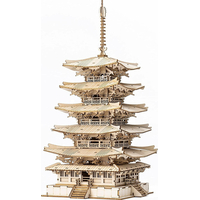 ROBOTIME Rolife 3D drevené puzzle Päťposchodová pagoda 275 dielikov