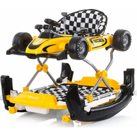 CHIPOLINO Chodítko interaktívne Car Racer 4v1 Yellow