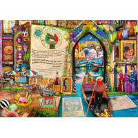 BLUEBIRD Puzzle Život ako otvorená kniha: Benátky 4000 dielikov