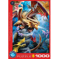 EUROGRAPHICS Puzzle Dračí klan 1000 dielikov