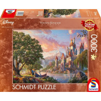 SCHMIDT Puzzle Kráska a zviera: Kúzelný svet Belly 3000 dielikov