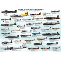 EUROGRAPHICS Puzzle Lietadlá 2.svetovej vojny 1000 dielikov
