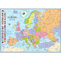 EUROGRAPHICS Puzzle Mapa Európy 1000 dielikov