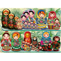 BLUEBIRD Puzzle Matriošky 6000 dielikov